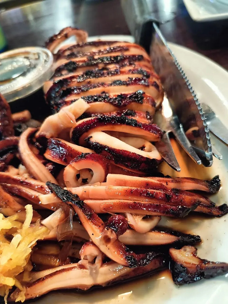 Inihaw Na Pusit Grilled Squid
